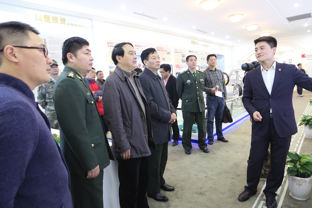 金華軍分區程友敏司令員一行調研尊龍凱時軍民融合發展工作